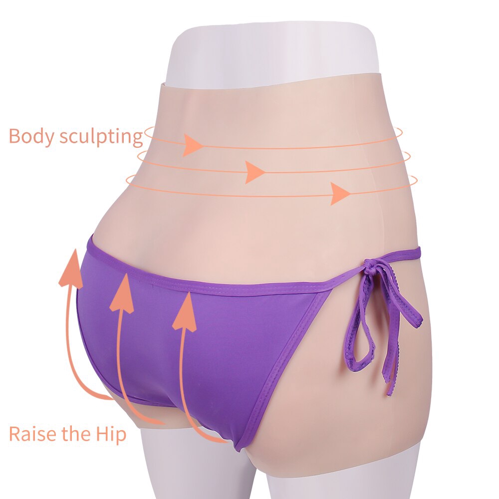 Silicone Buttocks Vagina Panties Increase Hips Panties For