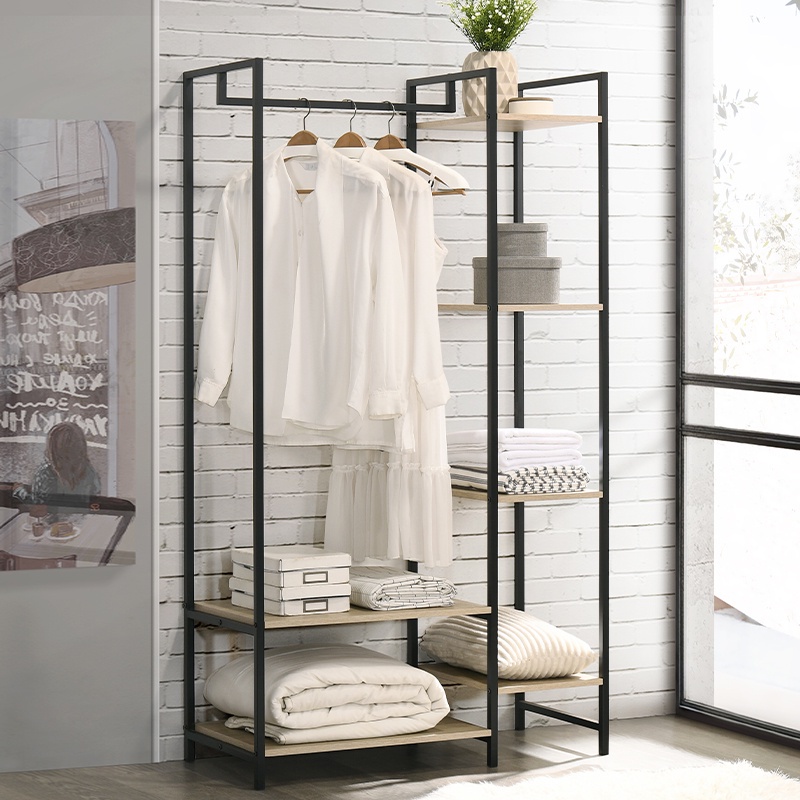 Furniture Direct NIKKI hanging open concept wardrobe with shelf