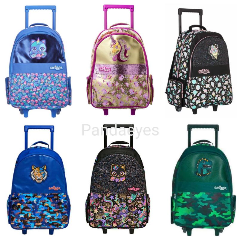 Smiggle Light Up Troley Backpack Shopee Malaysia