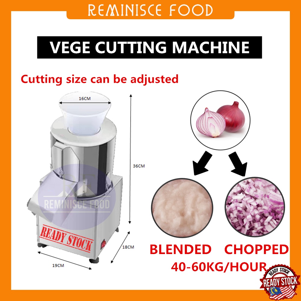 Home/Business Kitchen Cutter Machine 40-60KG/Hour, Mesin Chopper, Mesin Cutter, READY STOCK, 220V 370W