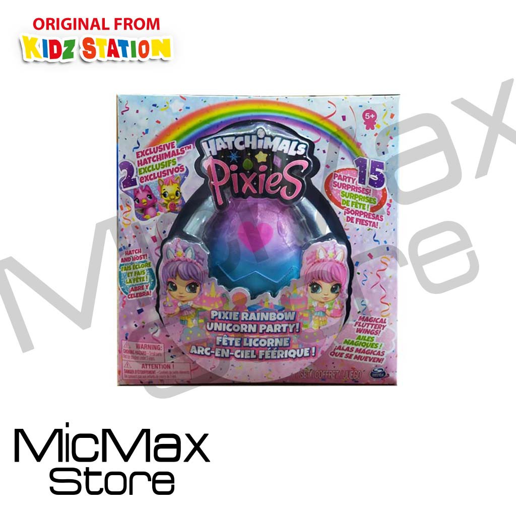 hatchimals pixies rainbow unicorn party