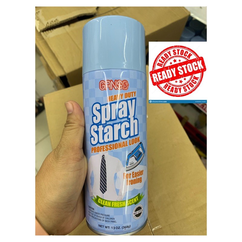 EASY ON STARCH IRON SPRAY STARCH FOR EASY IRONING SPRAY PENGERAS TUDUNG