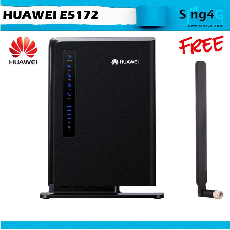 Huawei E5172 E5172as22 4g Sim Modem 1lan 32wifi Free Antenna