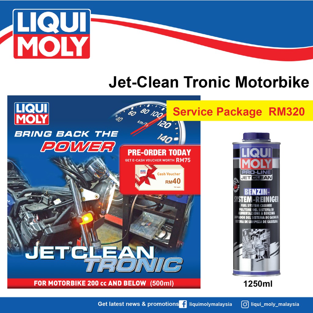 Liqui Moly JetClean Tronic Service Petrol Motorbike (Over 700cc