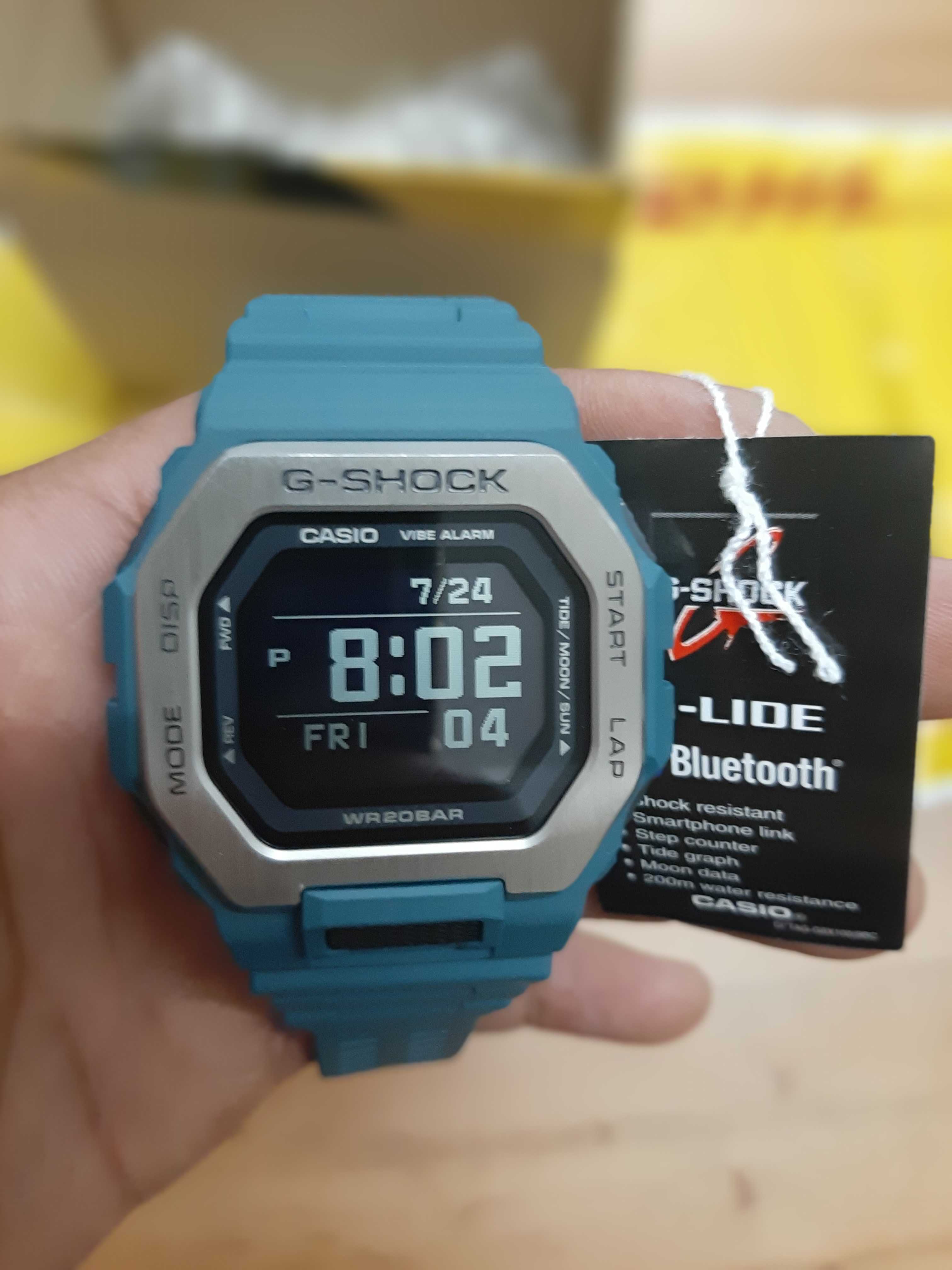 g shock with bluetooth headphones
