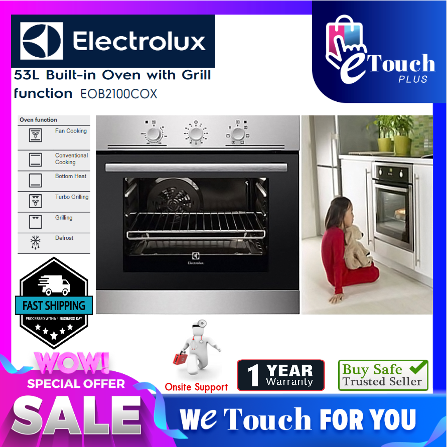 Electrolux (53 L) Built In Oven With Grill Function EOB2100COX New PGMall