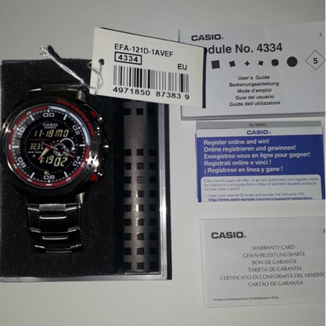 casio edifice efa 121 price