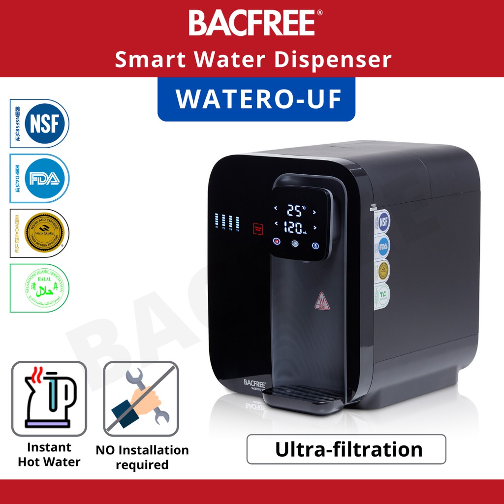Bacfree WateroUF AllinOne 5Filtration System Smart Water Filter
