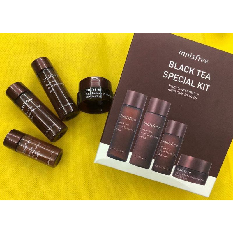 Innisfree Black Tea Special Kit Shopee Malaysia