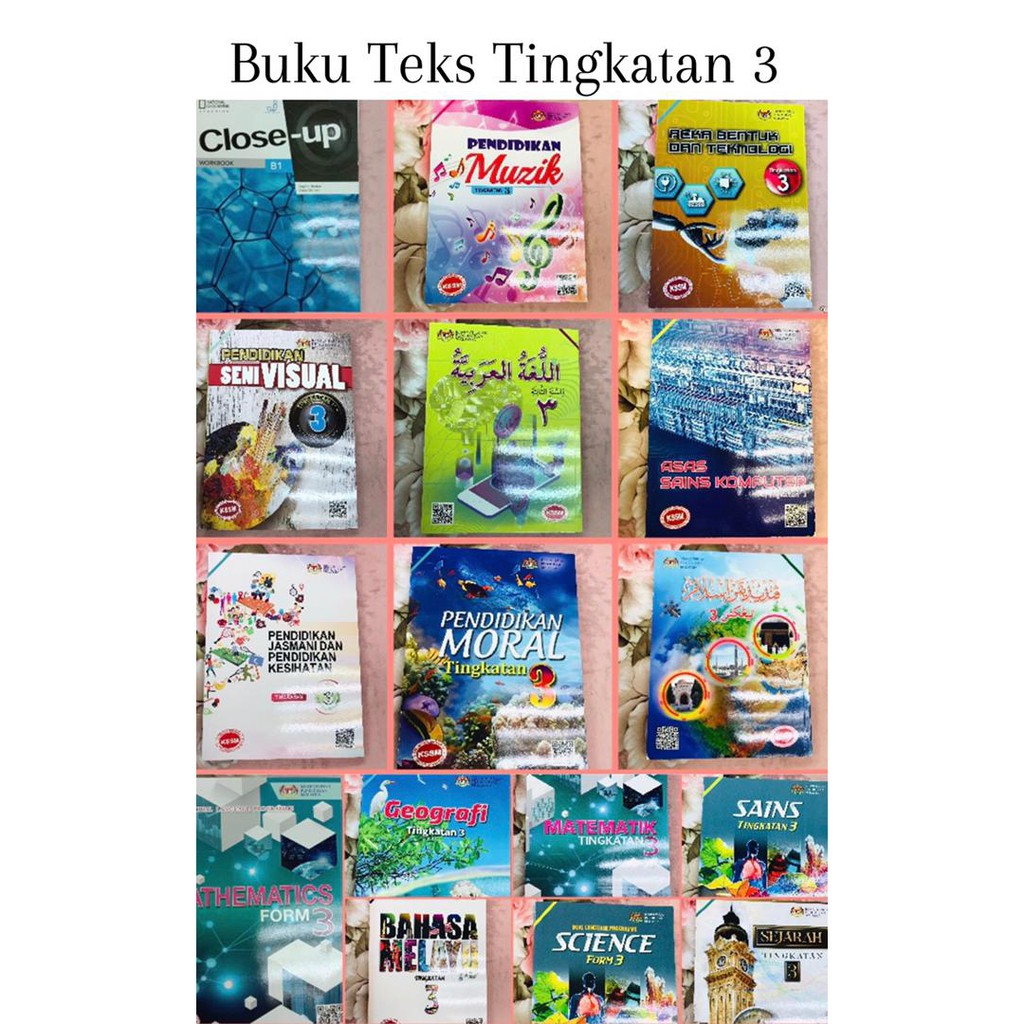 3 tingkatan teks buku bi Buku Teks