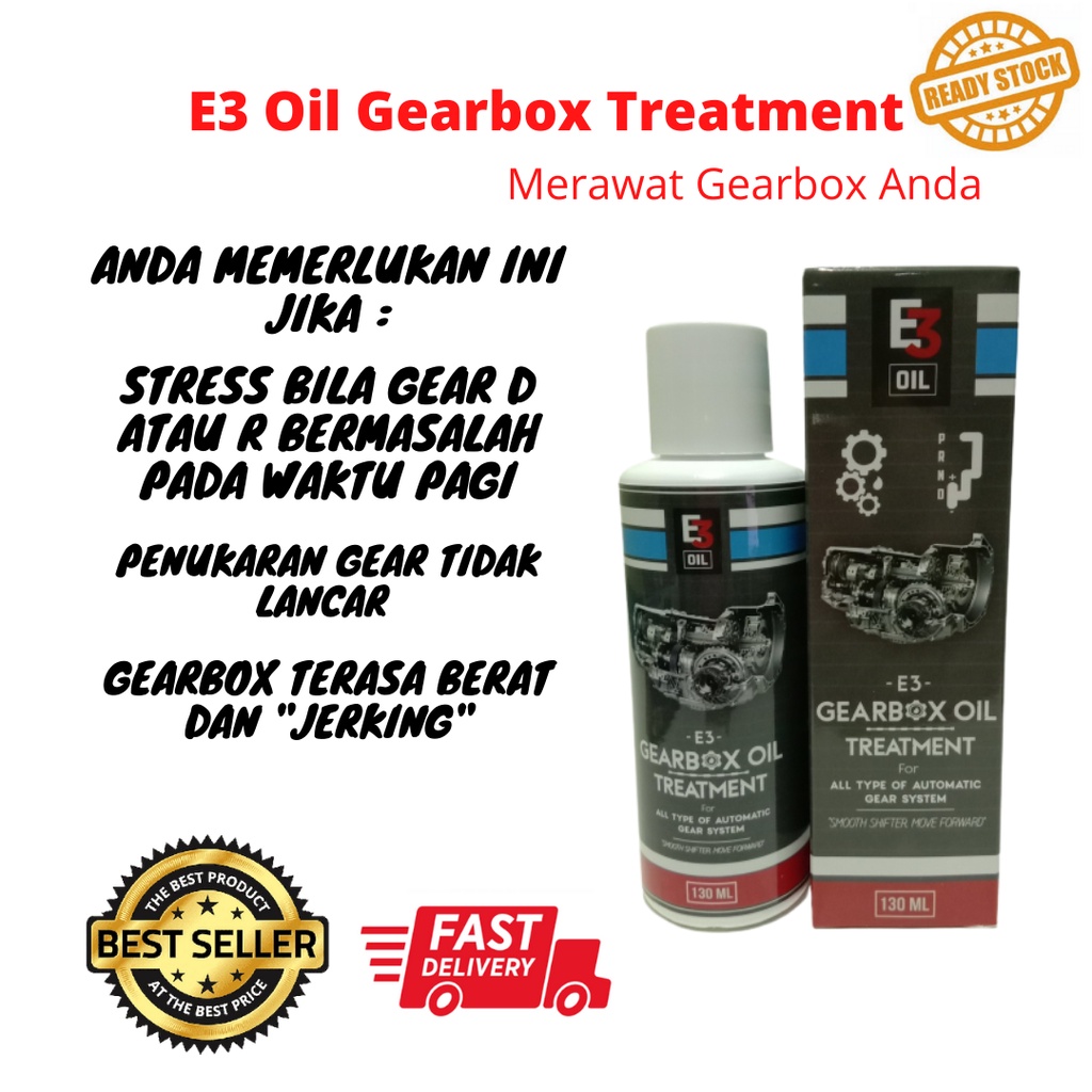 E3 Gearbox Treatment Minyak Merawat Gearbox Repair Gearbox Rosak Gearbox Shopee Malaysia
