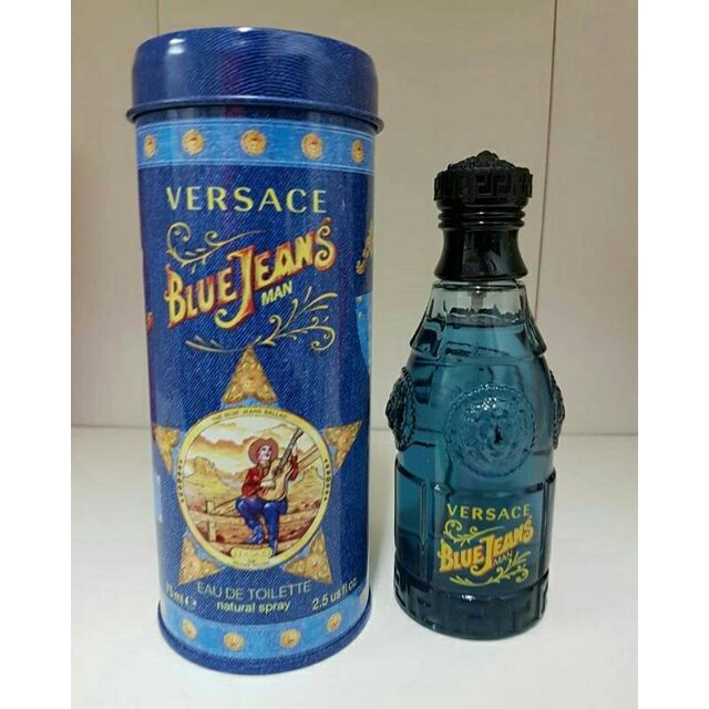 blue jeans man versace