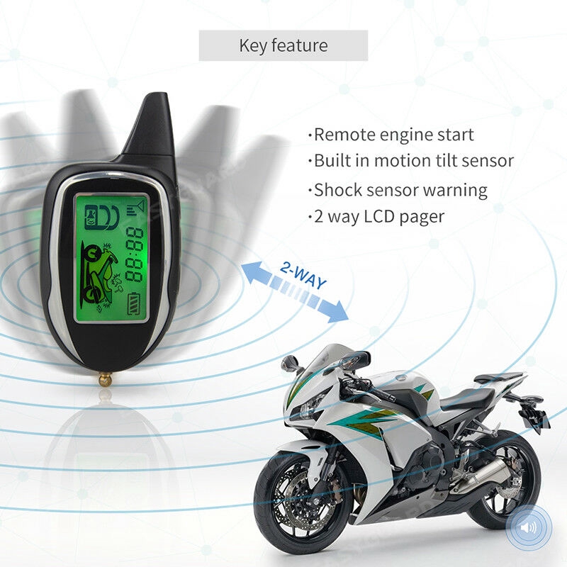 motion sensor alarm for motorcycles