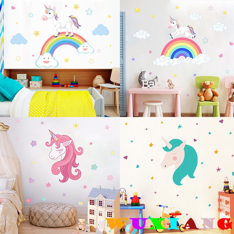 30 Ide Keren Dinding  Bilik  Tidur  Unicorn Life of Wildman