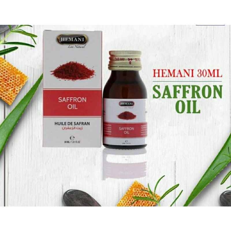 SAFFRON OIL 30 ml 100 NATURAL Shopee Malaysia
