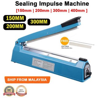 sealing machine/plastic Sealer/sealer packing machine Pp bag 200mm 8” impluse sealer