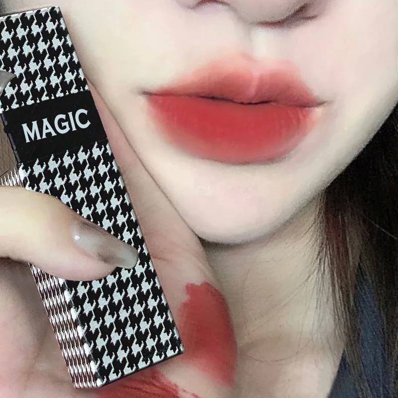 MAGIC CASA Lip Glaze Japanese Milk Orange Velvet Matte Lip Gloss ...