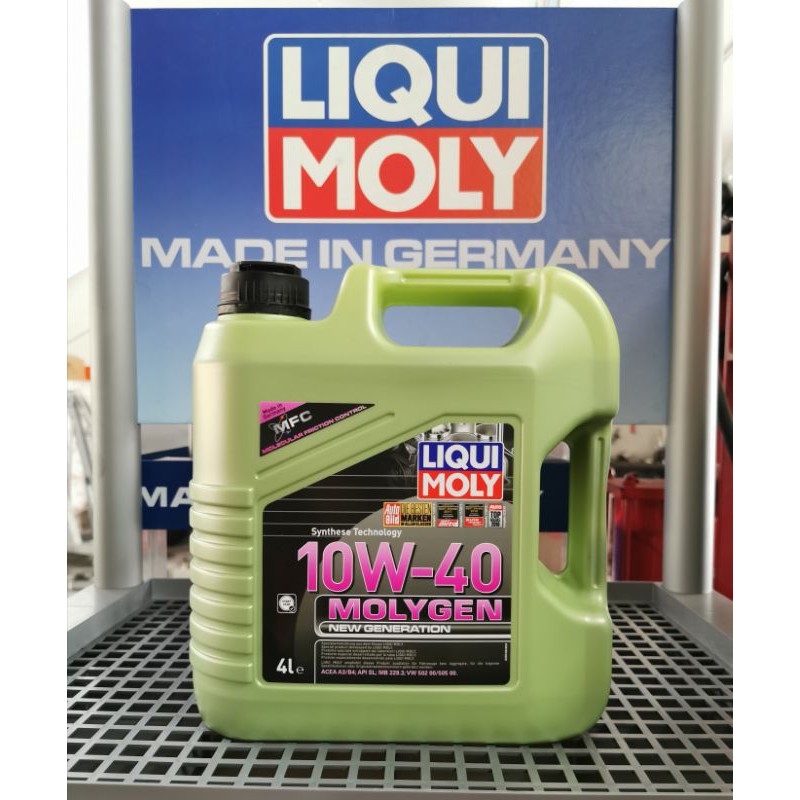 Liqui Moly 10W40 Molygen New Generation Fully Synthetic (4L) Shopee