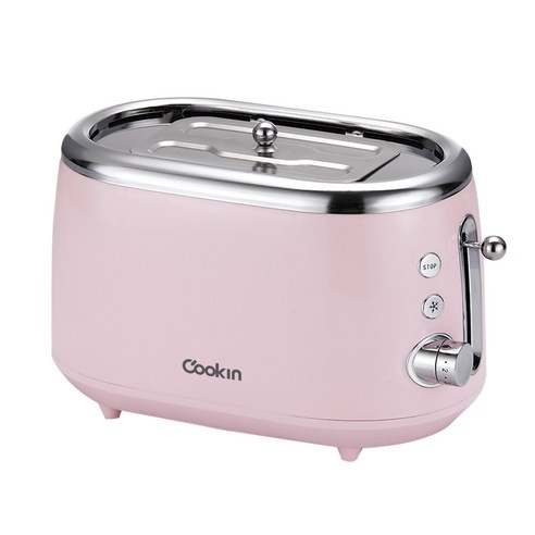 Kitchen Flower Cookin Retro Electric Toaster Pink