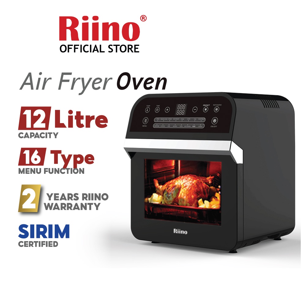 Riino Air Fryer Oven Free 10 Accessories Set (12L) - AF510T