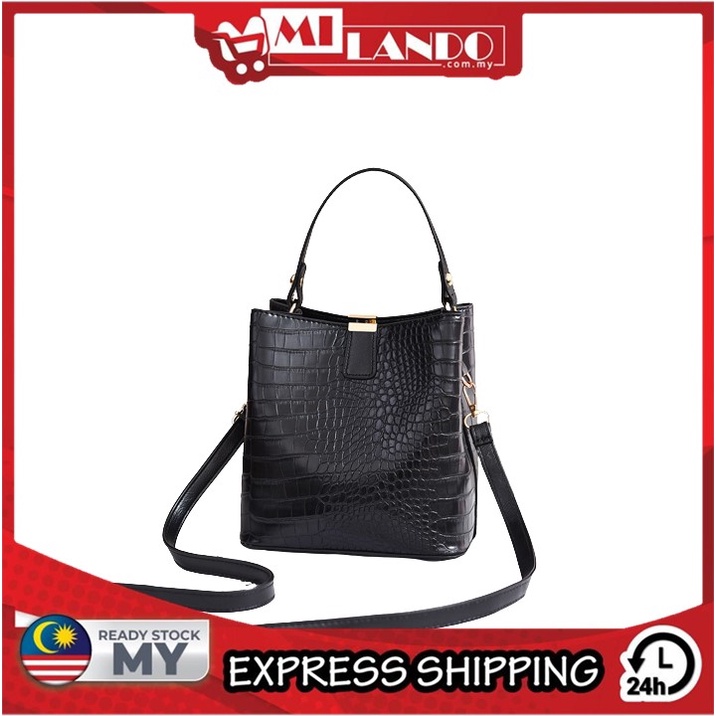MILANDO Women Handbag Bucket Tote Bag Women’s Handbag Handbeg Wanita (Type 70)