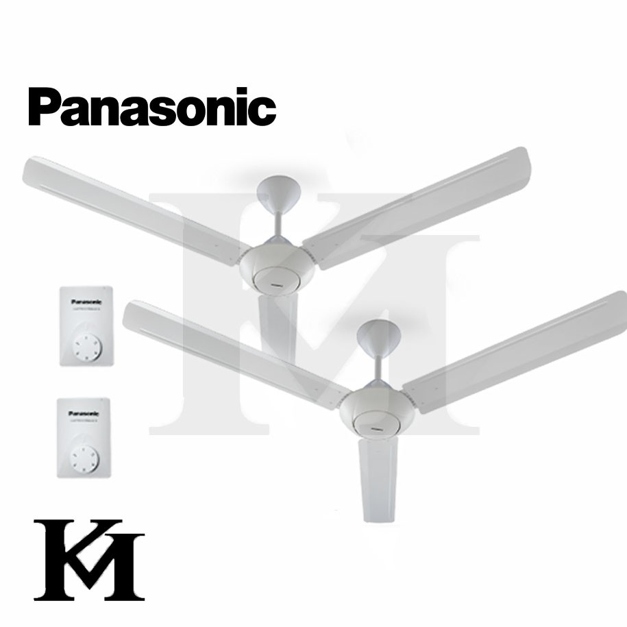 Panasonic F M15a0 F M15ao Ceiling Fan 60 White Twin Pack