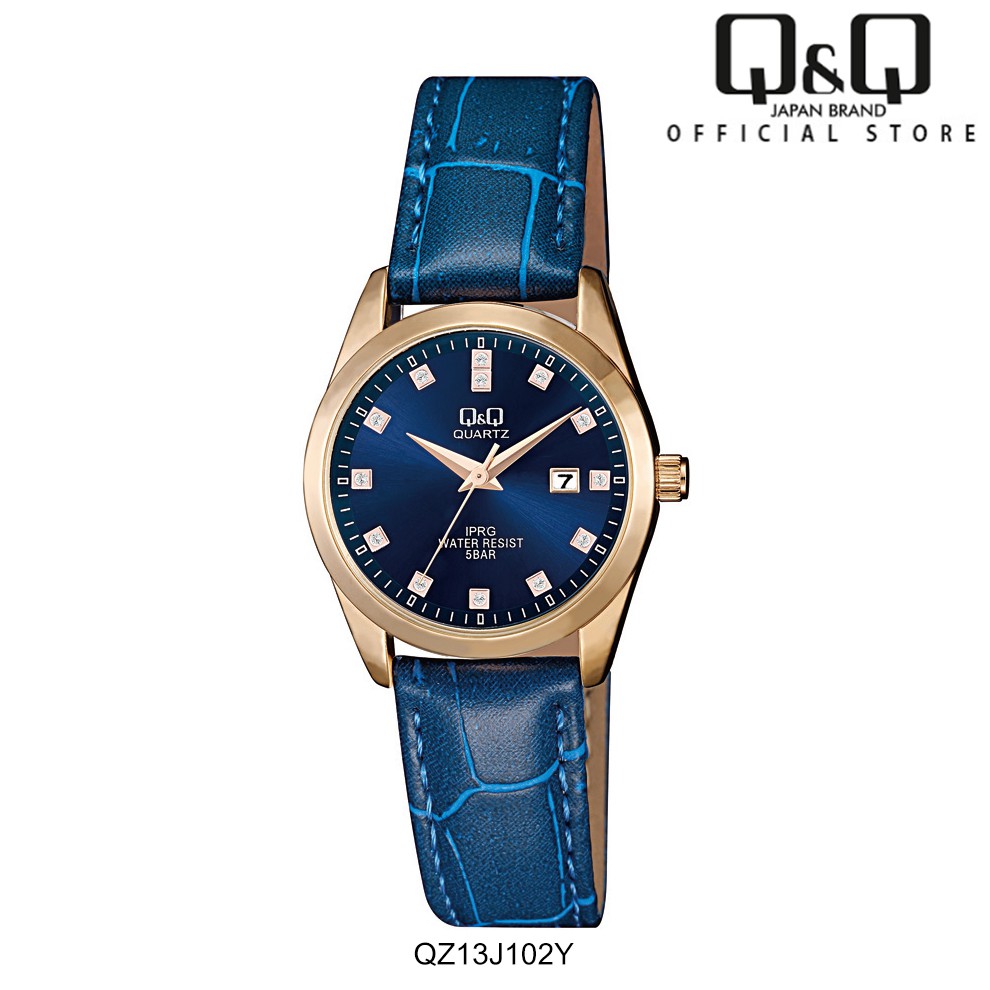 Q&Q Japan by Citizen Ladies Leather Analogue Watch QZ13 Shopee Malaysia