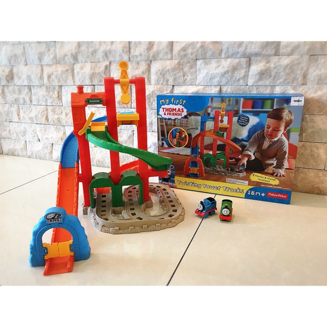 my first thomas and friends twisting tower tracks