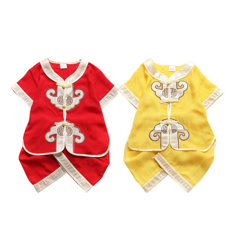 Chinese New Year Tang Suit Baby Boy Cheongsam 2pcs/set Shopee Malaysia