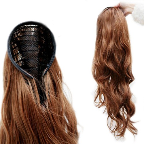hair band with hair extensions