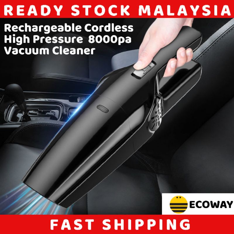 Rechargeable Vacuum Cleaner 8000pa Cordless Portable Home Car Vakum Kereta Vacum