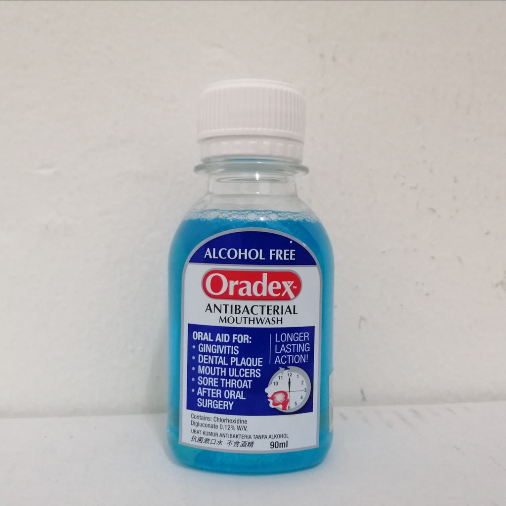 Oradex Antibacterial Mouthwash 90ml | BeeCost