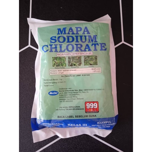 Mapa Sodium Chlorate 1kg Shopee Malaysia