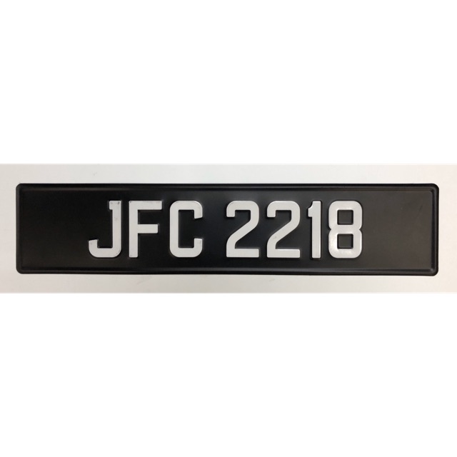 Embossed Car Plate Number Malaysia [STANDARD JPJ] Shopee Malaysia