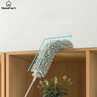 Cleaning Tool Telescopic Extension Dust Collector Household Cleaning Stainless Steel Dust Brush Microfiber Chenille