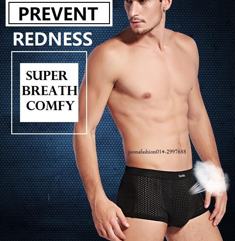 KL READY STOCK Mens Boxers Underwear Brief Reduce Acne Breathable ...