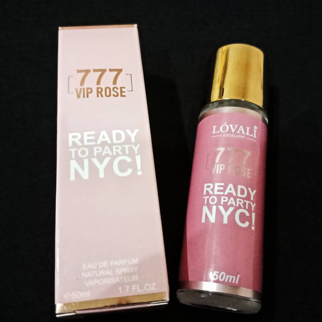 Lovali 777 Vip Rose Ready To Party Nyc Long Lasting Perfume Women 50ml Shopee Malaysia