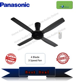 Panasonic Bayu 4 4 Blade 56 Remote Control Ceiling Fan F M14c5