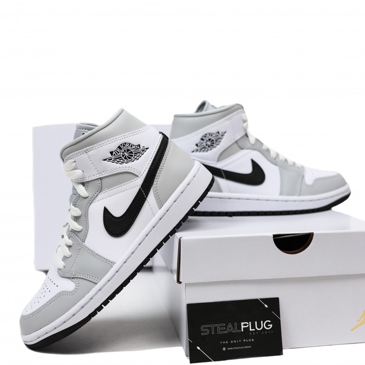 aj1 mid light smoke grey