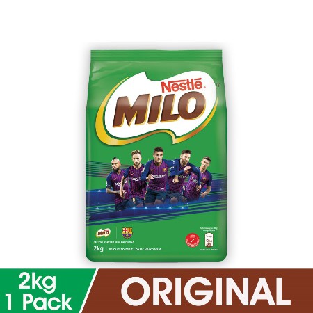 Nestle Milo Activ-Go Chocolate Malt Powder Softpack (2kg)