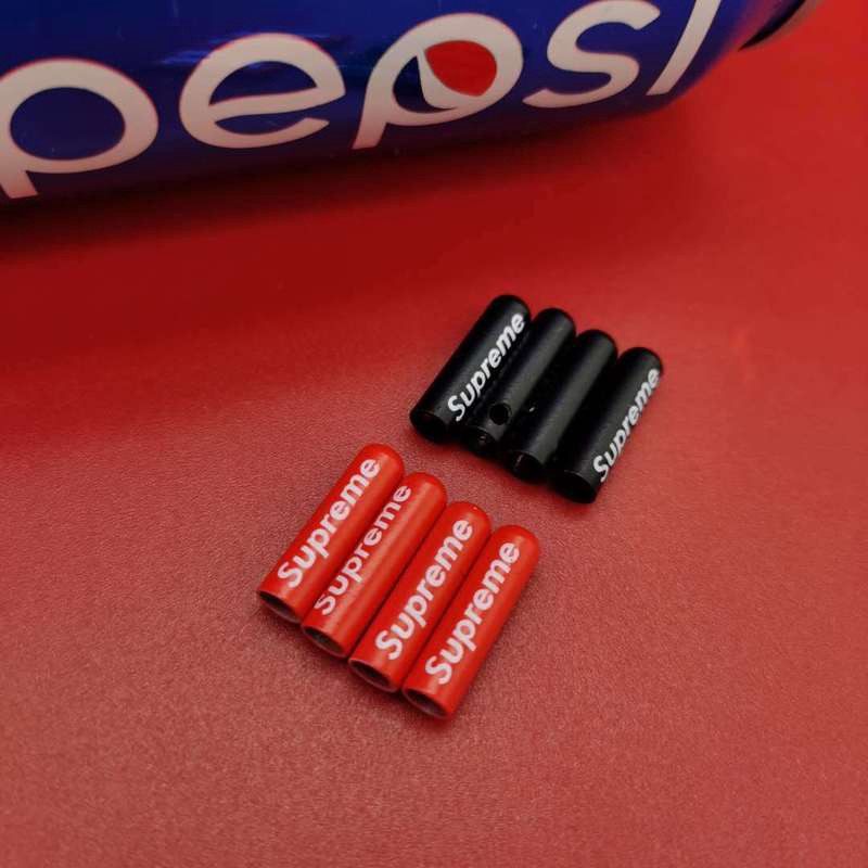 (4pcs) SUPREME Shoelace Round Metal Aglet Shopee Malaysia