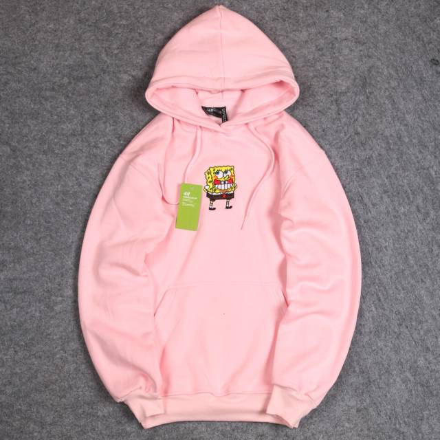 h&m hoodie spongebob