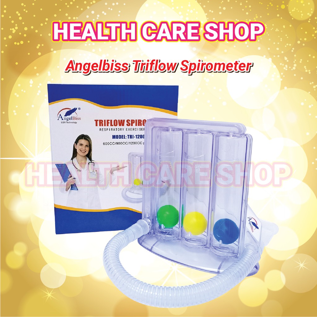 AngelBiss Triflow Spirometer Respiratory Exerciser ( Tri-ball ...