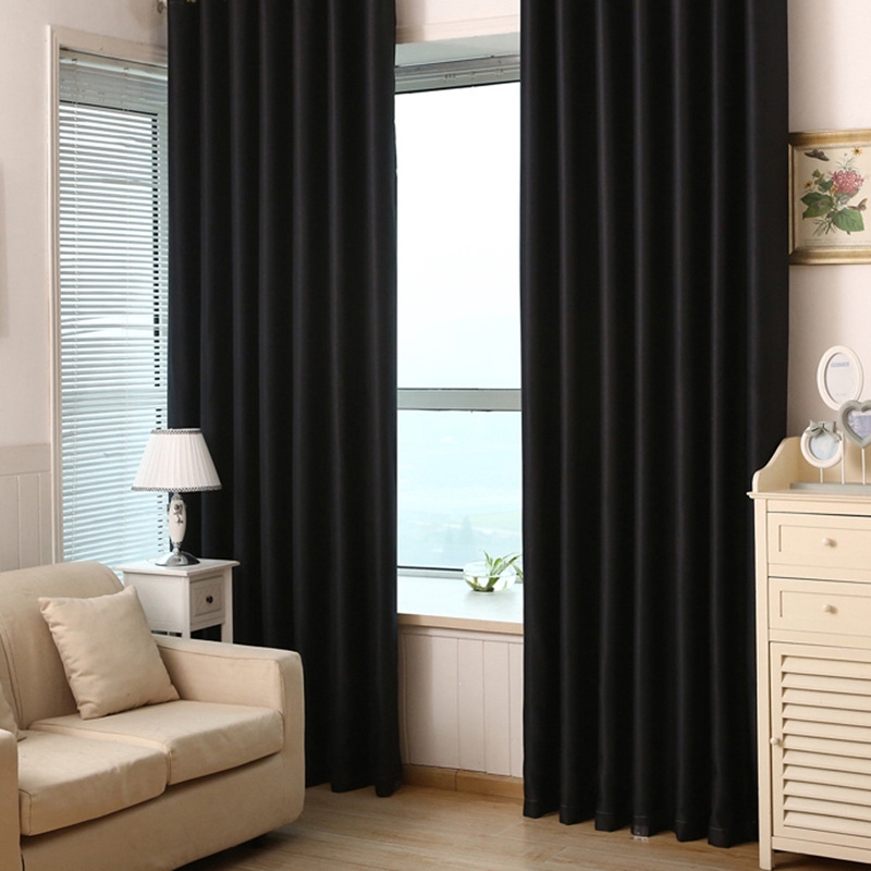 Full Blackout Curtains Office Balcony Insulation Curtain Fabric