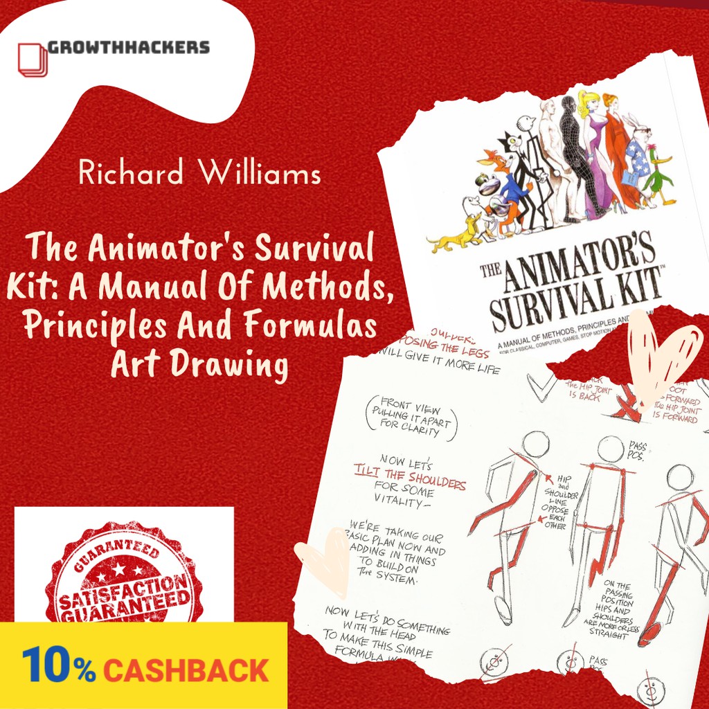 Richard Williams - The Animator's Survival Kit: A Manual Of Methods,  Principles And Formulas Art Drawing | Shopee Malaysia