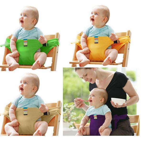 Baby Dining Chair Fixing Belt Complementary Food Auxiliary Portable Child Seat BB Chair/Safety
