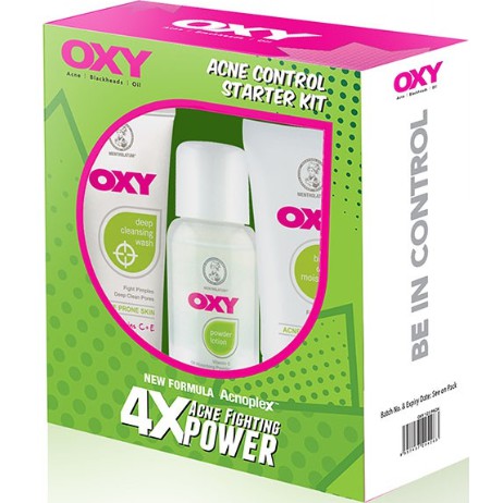 cara pakai oxy acne control starter kit