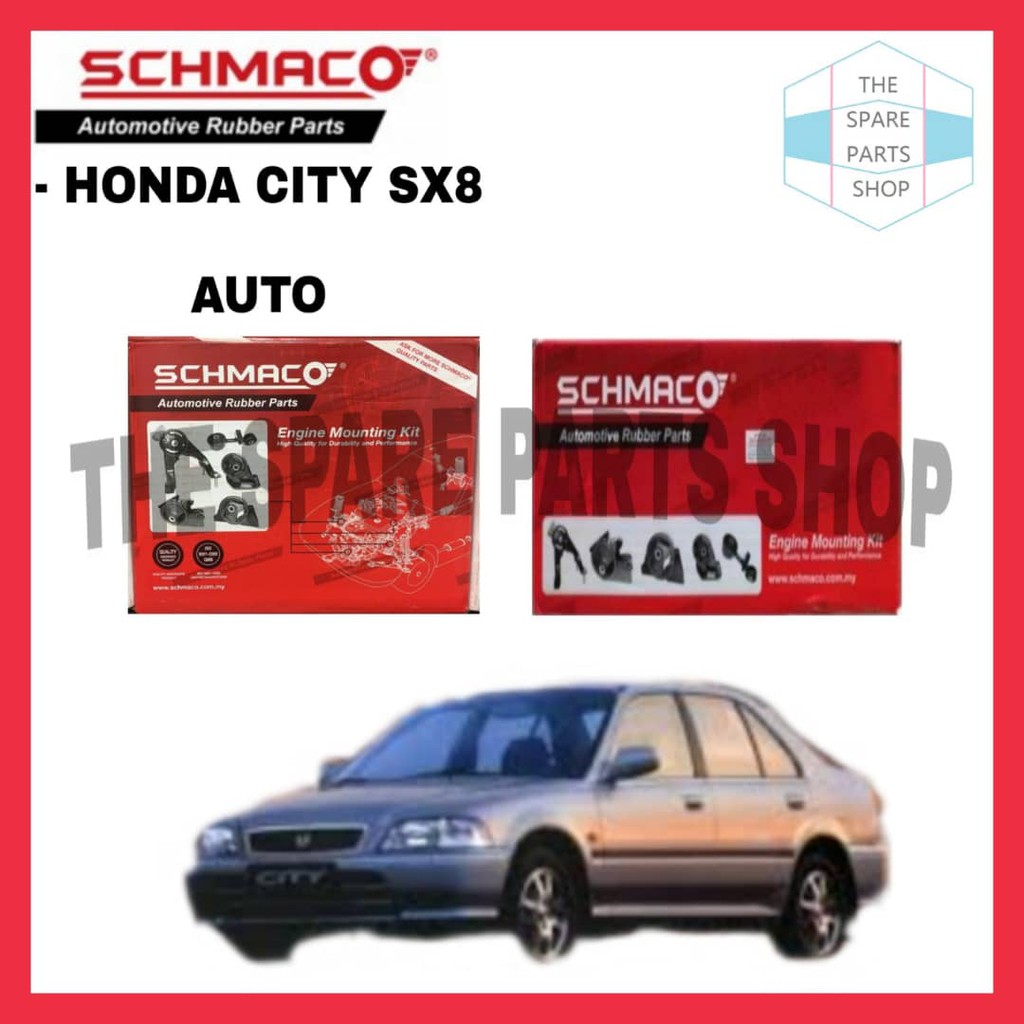 HONDA CITY SX8 AUTO SCHMACO ENGINE MOUNTING KIT SET (4PCS IN 1 SET) 1