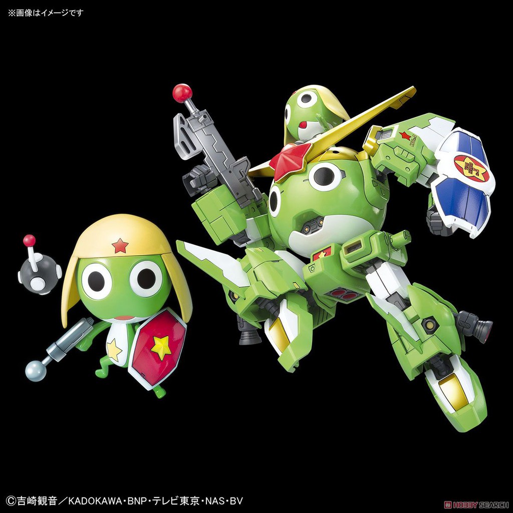 Bandai Spirits Keroro Plamo Collection Keroro Robot Color-Coded pre-Plastic nib 