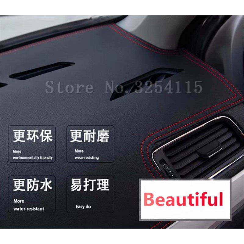 For Honda Civic G9 2012 2013 2014 2015 Leather Dashmat Dashboard